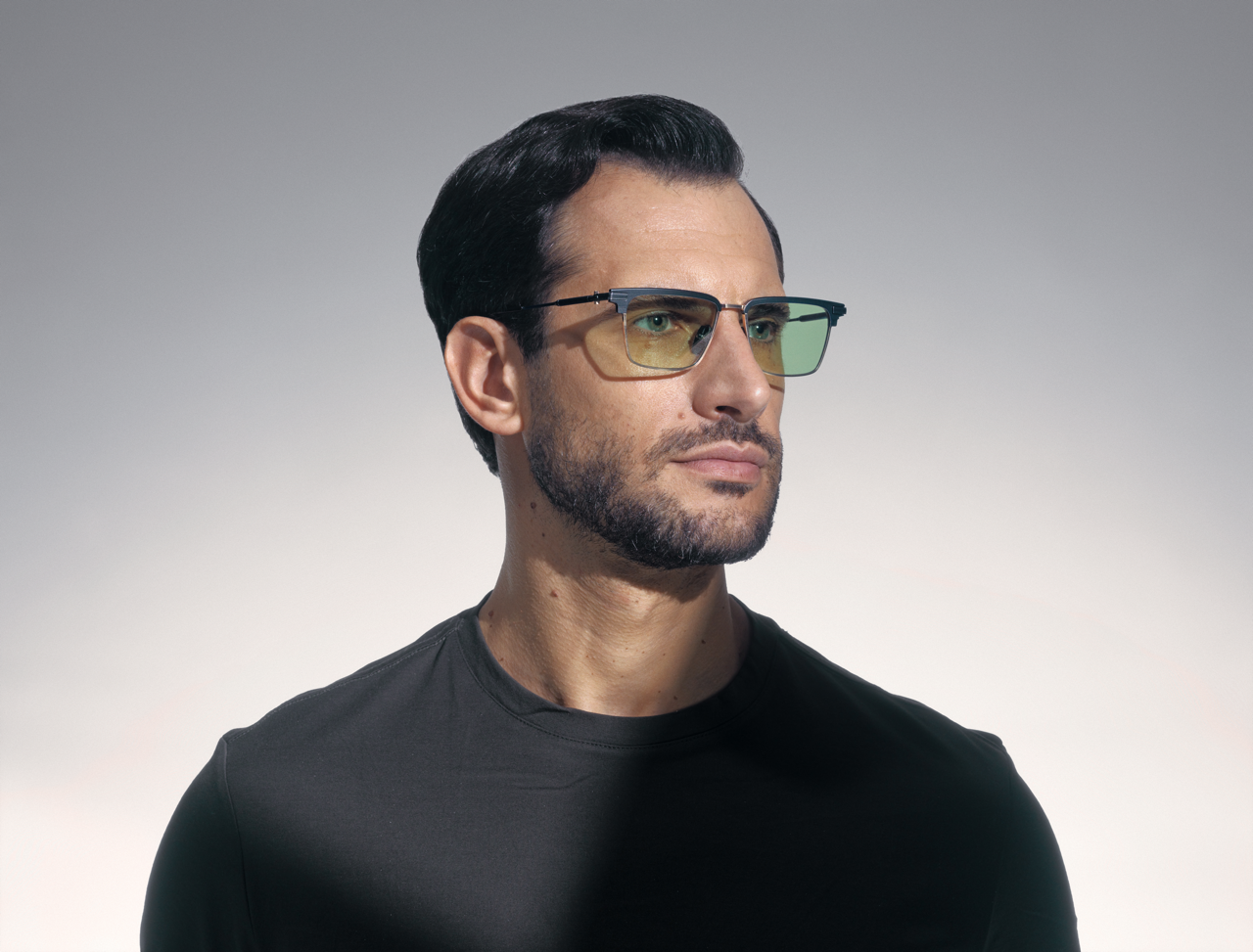akoni genesis optical glasses lifestyle side male